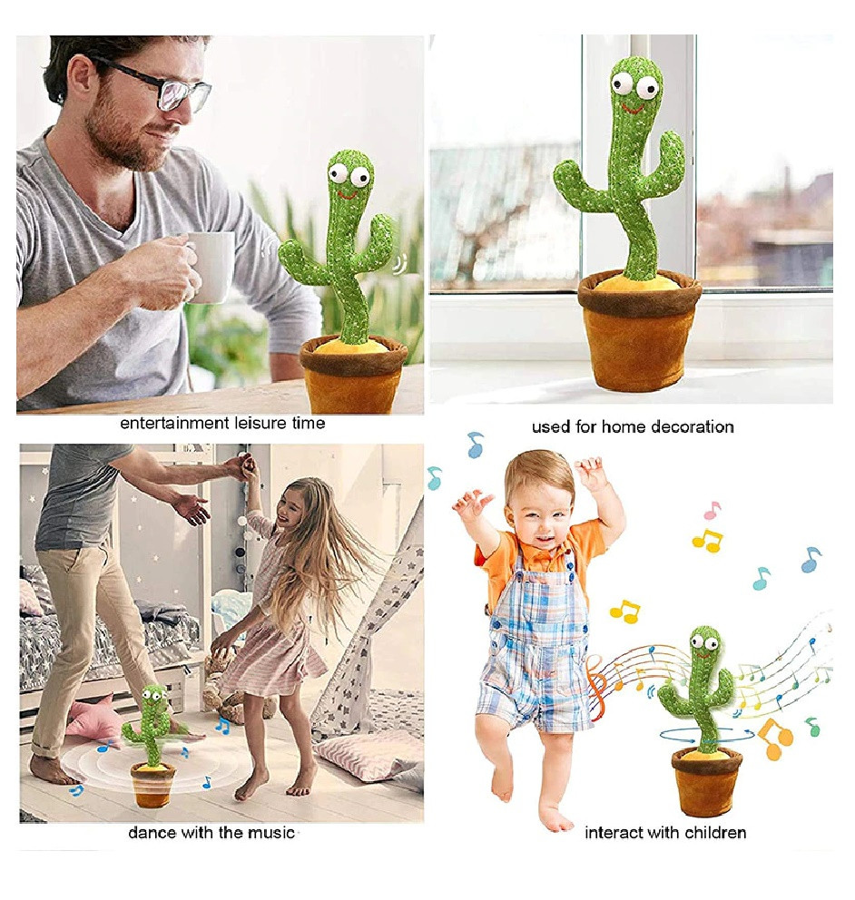 Miniatura 6 de Peluche Cactus Que Baila Canta Repite